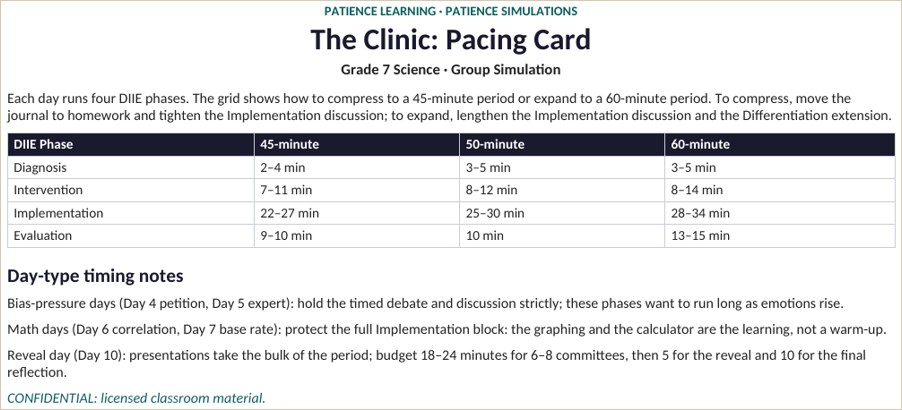 The teacher guide daily playbook