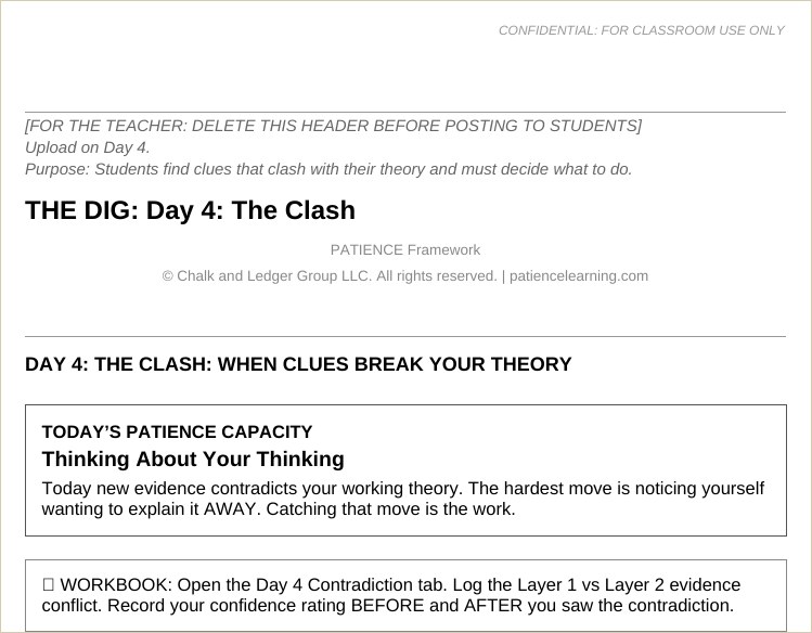 The Dig contradiction-day student file