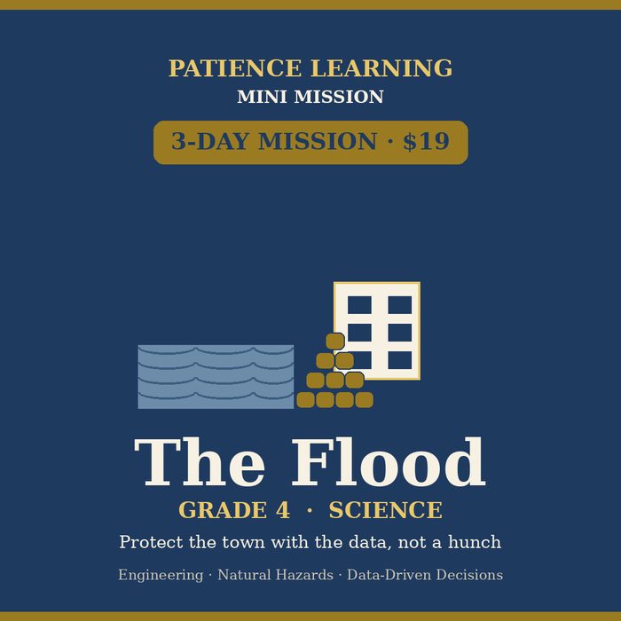 The Flood — Grade 4 Science Mini Mission