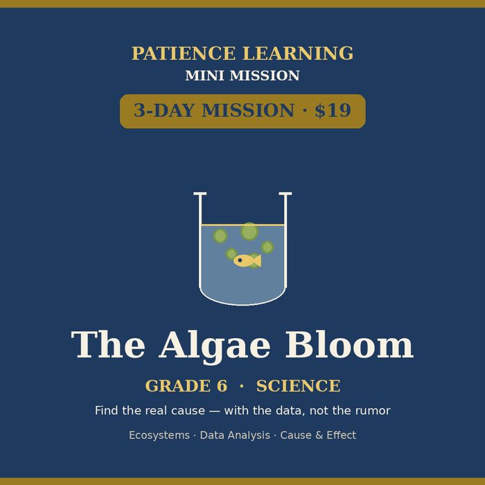The Algae Bloom — Grade 6 Science Mini Mission