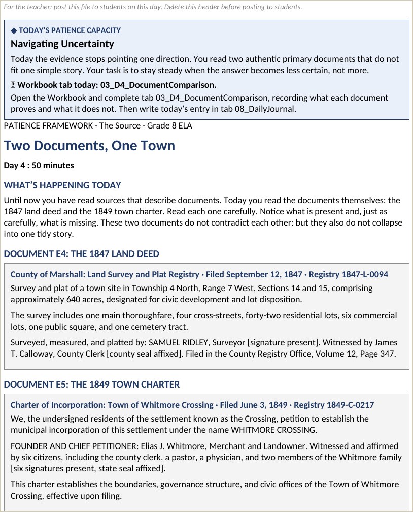 The Source two-documents student file