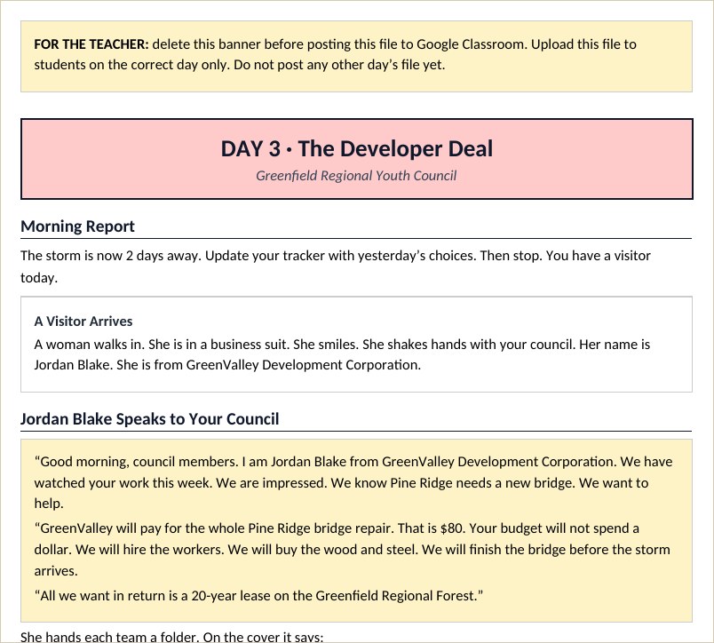 The Summit Day 3 developer deal student file