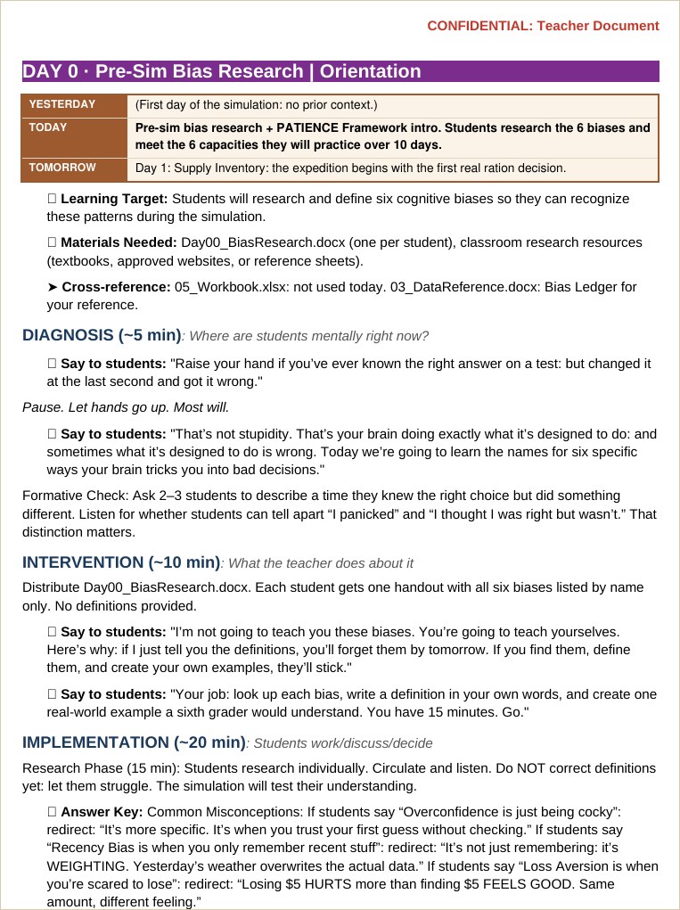 The teacher guide daily playbook